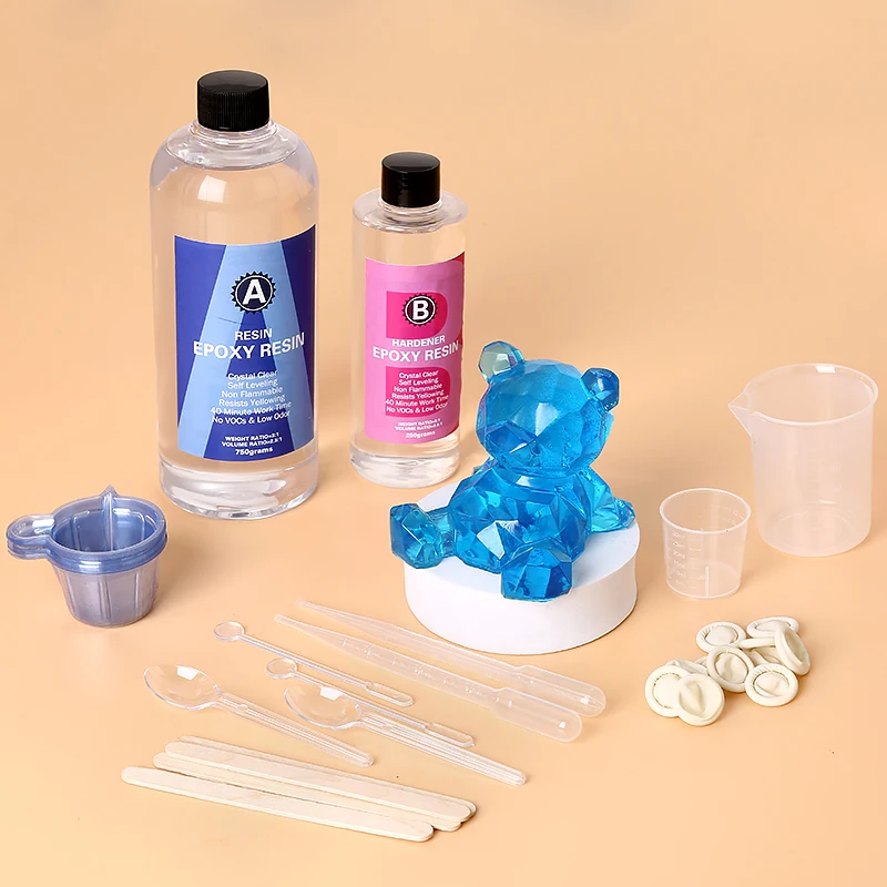 에폭시 레진 키트 크리스탈 투명 간편 혼합 AB 레진  - Mixing Cup Silicone 리뷰 및 가격