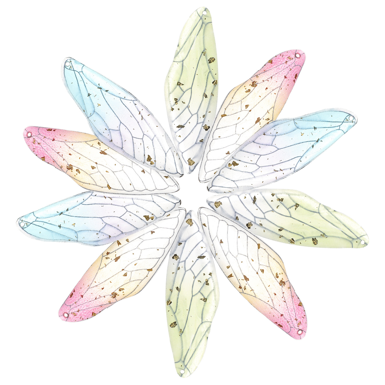 10Pcs 잠자리 날개 참 레진 펜던트 DIY 쥬얼리  - Resin Craft Supplies 리뷰 및 가격