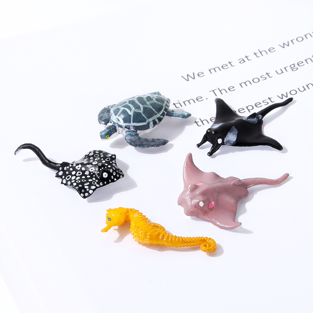 3D 공예 DIY 미니 장식 바다 동물 액션 피규어 장 - Resin Craft Material 리뷰 및 가격