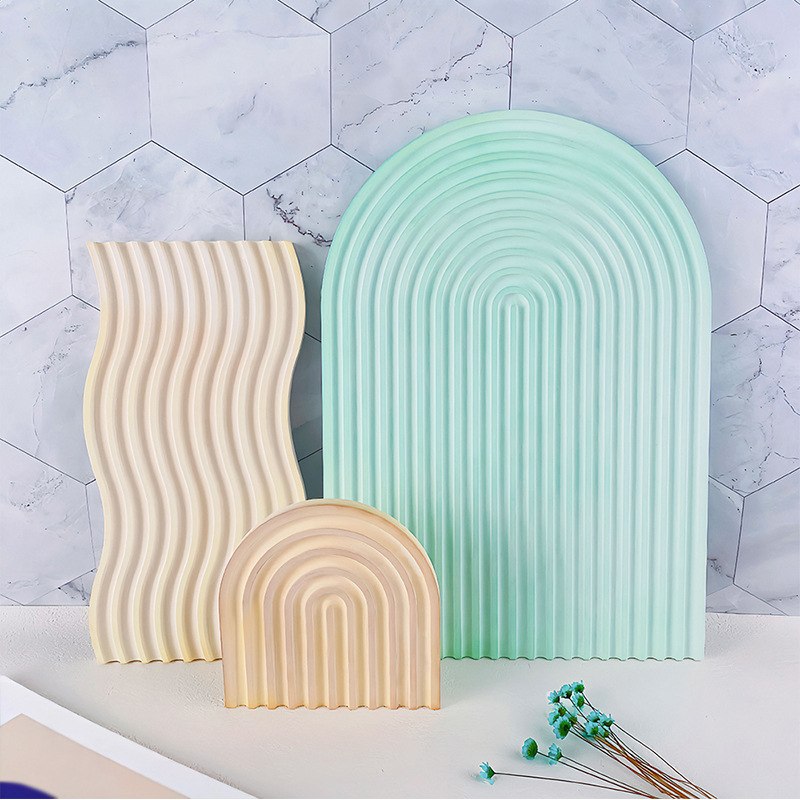 DIY 스트라이프 웨이브 트레이 몰드 레진 제작용 콘크 - Silicone Mold Tray 리뷰 및 가격