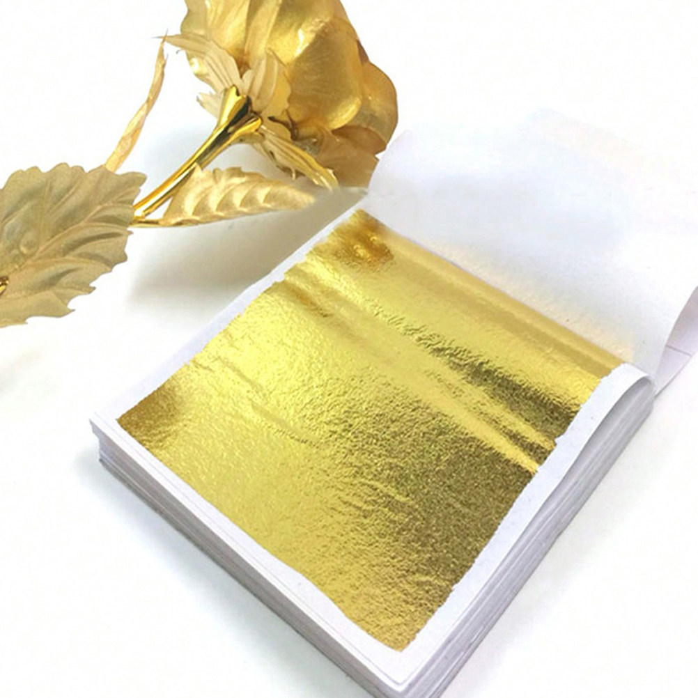 모조 금박 시트 사각형 장식용 예술 공예 그림 가구용  - Gold Foil Flakes 리뷰 및 가격