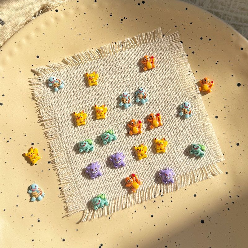 포켓몬 네일 아트 액세서리, 귀여운 미니 3D 꼬부기와 - Crafting Resin 리뷰 및 가격