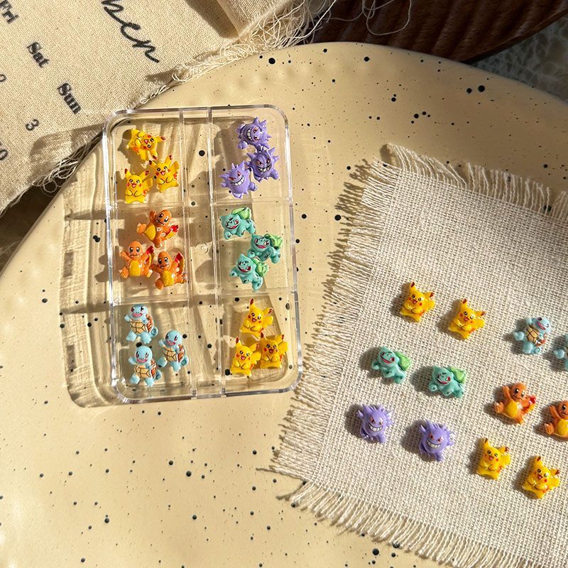 포켓몬 네일 아트 액세서리, 귀여운 미니 3D 꼬부기와 - Crafting Resin 리뷰 및 가격