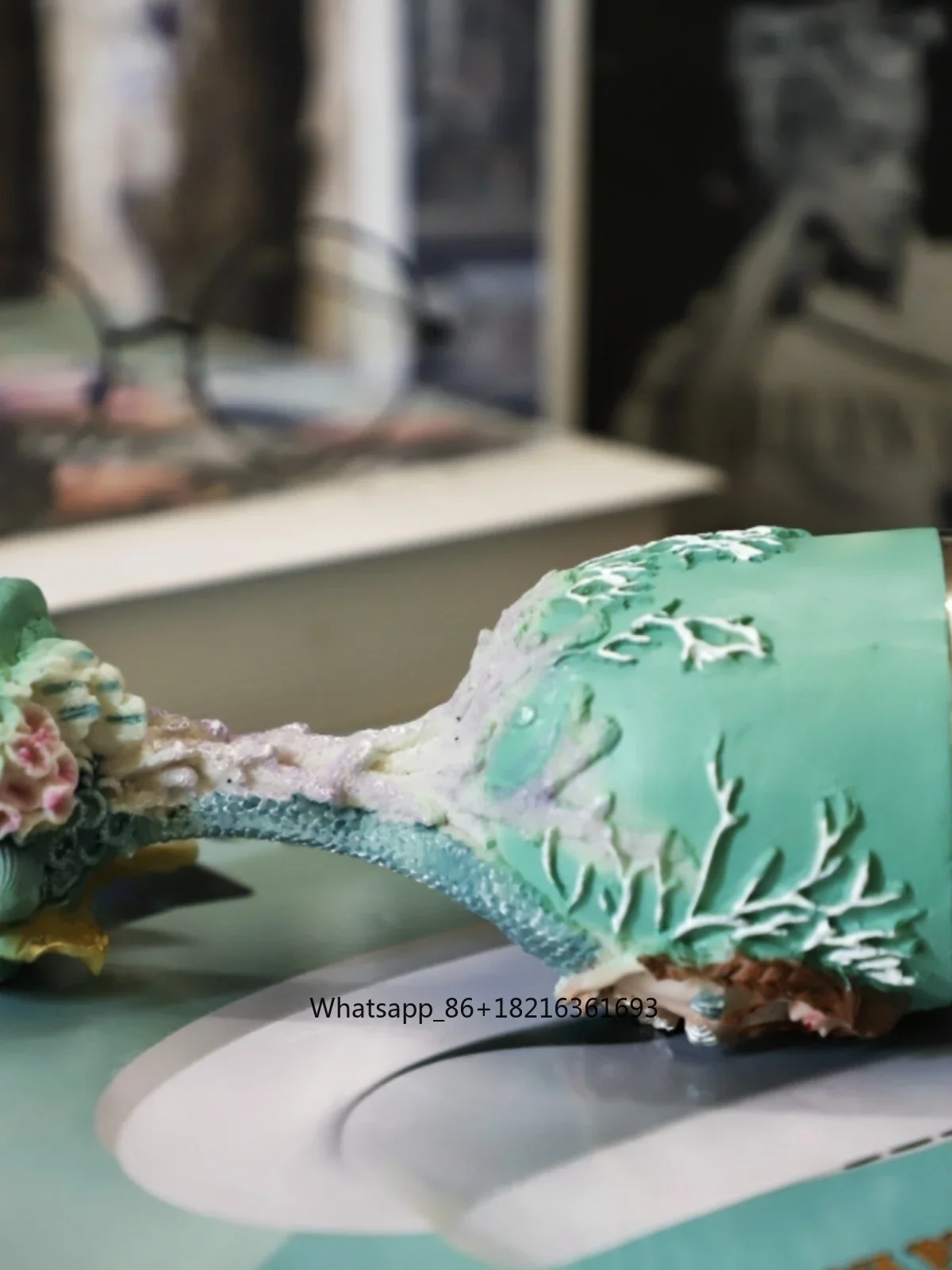 3D 조각 인어 손으로 그린 공예 고블릿 레진 창의적인 - Crafting Resin 리뷰 및 가격