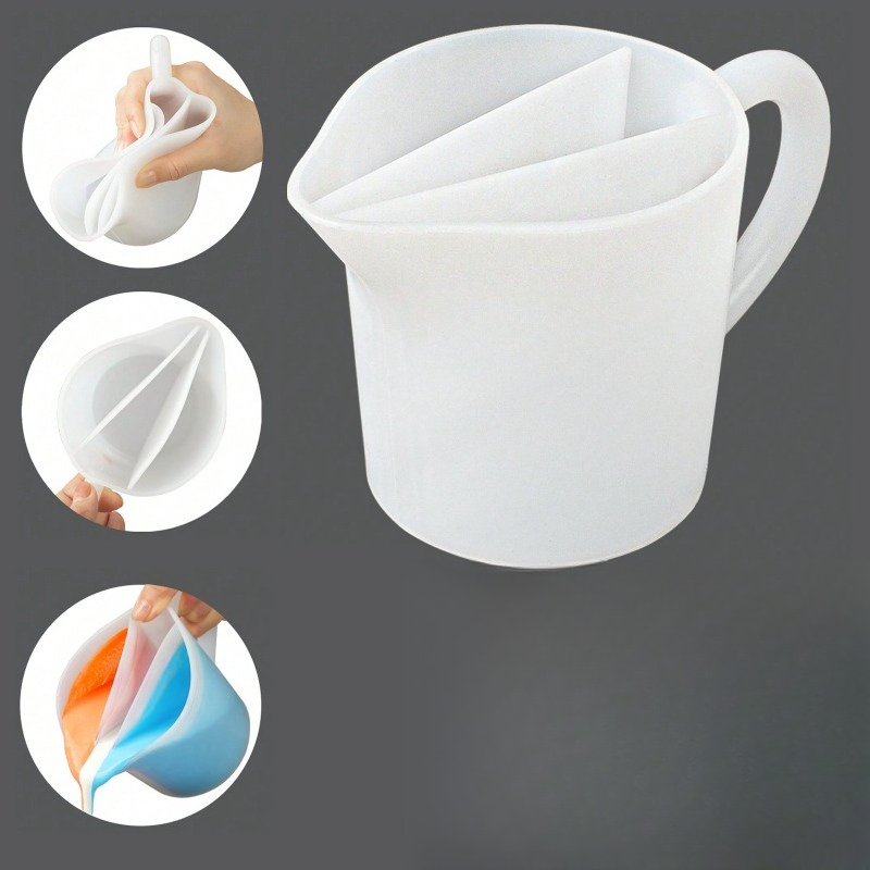 실리콘 3구 혼합컵 DIY 3구 접착제 혼합컵 실리콘  - Mixing Cup Silicone 리뷰 및 가격
