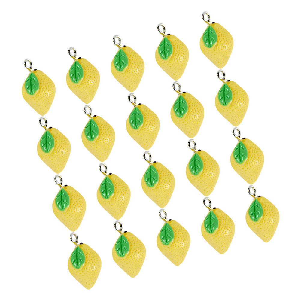 20Pcs 레몬 수지 참 DIY 쥬얼리 만들기 용품 팔 - Crafting Resin 리뷰 및 가격