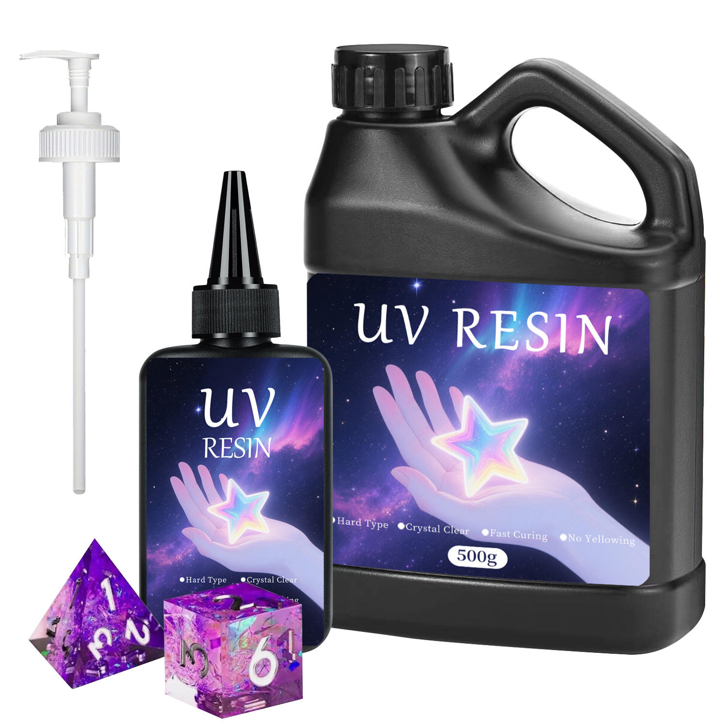 UV 레진 키트 (캐스팅 도구 포함) - 초투명, 경질 - Epoxy Uv Resin Kit 리뷰 및 가격