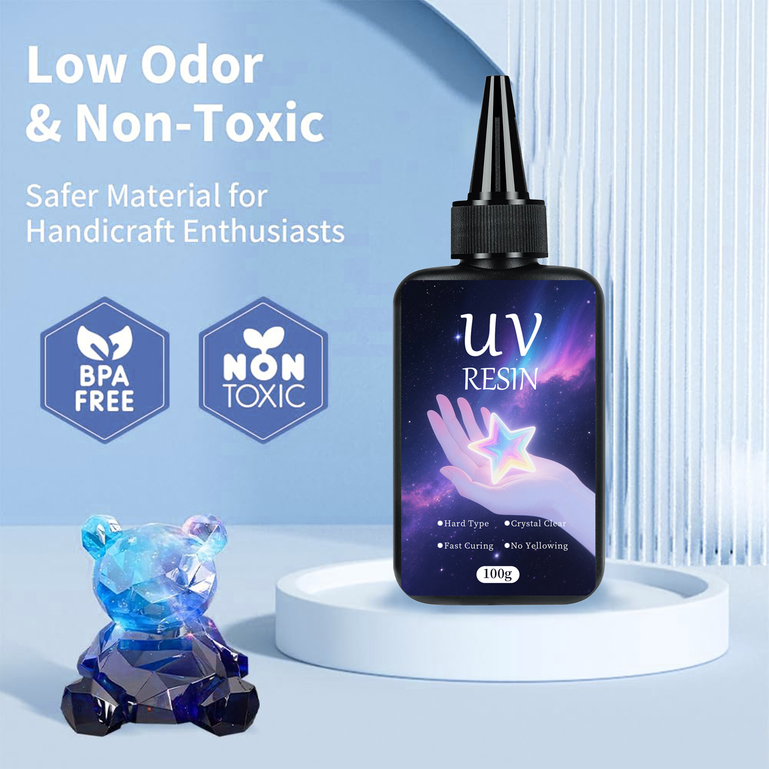 UV 레진 키트 (캐스팅 도구 포함) - 초투명, 경질 - Epoxy Uv Resin Kit 리뷰 및 가격