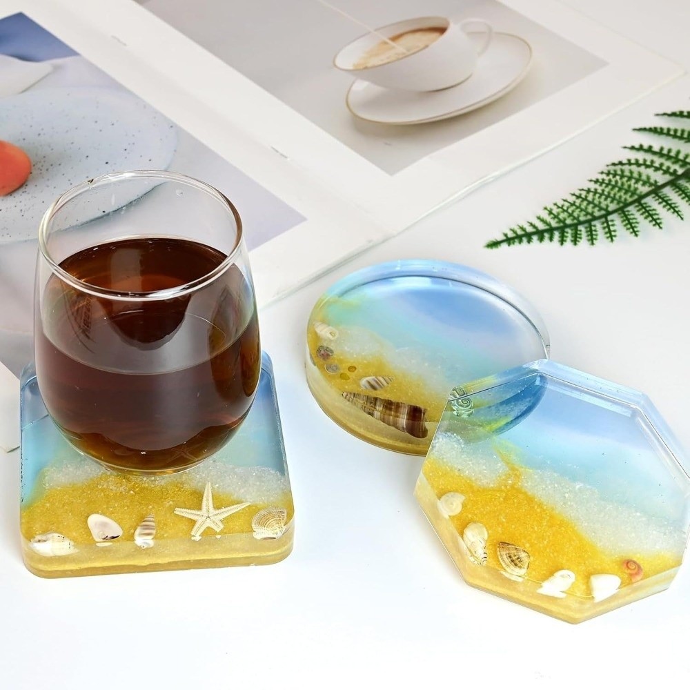 사용하기 쉬운 창의적인 컵받침 실리콘 몰드 기하학적 수 - Coaster Mold Round 리뷰 및 가격