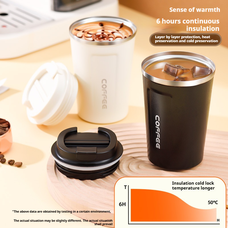 380ML 스테인리스 스틸 커피 머그 휴대용 텀블러 진 - Vacuum Chamber Small 리뷰 및 가격