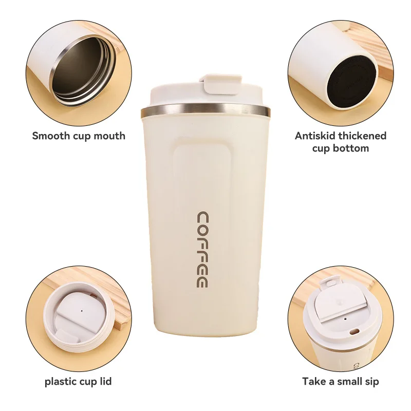 380ML 스테인리스 스틸 커피 머그 휴대용 텀블러 진 - Vacuum Chamber Small 리뷰 및 가격
