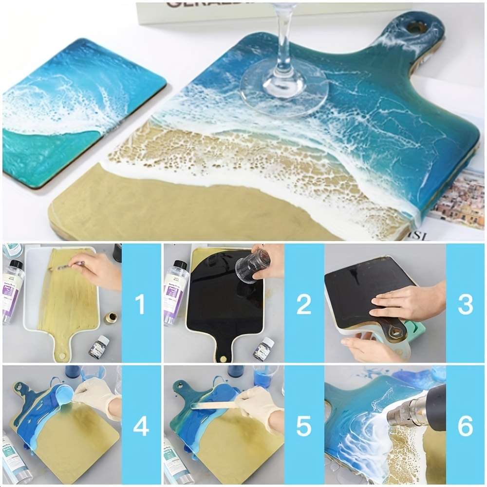 에폭시 레진 실리콘 트레이 몰드, DIY 직사각형 핸들 - Geode Mold Silicone 리뷰 및 가격