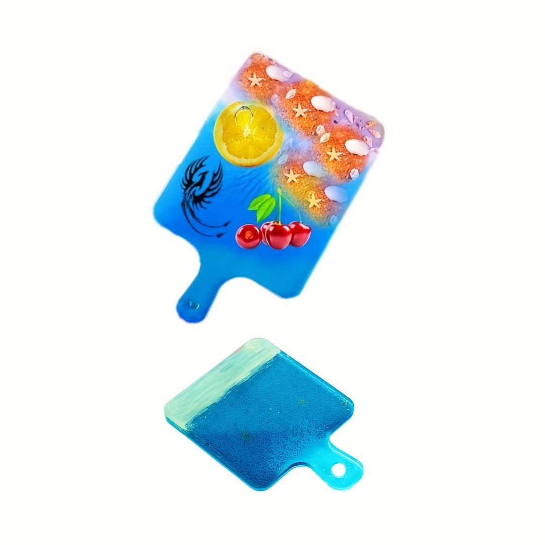 에폭시 레진 실리콘 트레이 몰드, DIY 직사각형 핸들 - Geode Mold Silicone 리뷰 및 가격