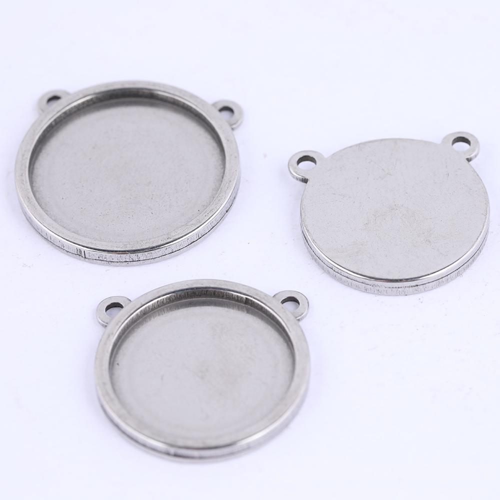 빈 카보 숑 베이스 16mm 18mm 20mm, 스테인 - Bezels Set Pendant 리뷰 및 가격
