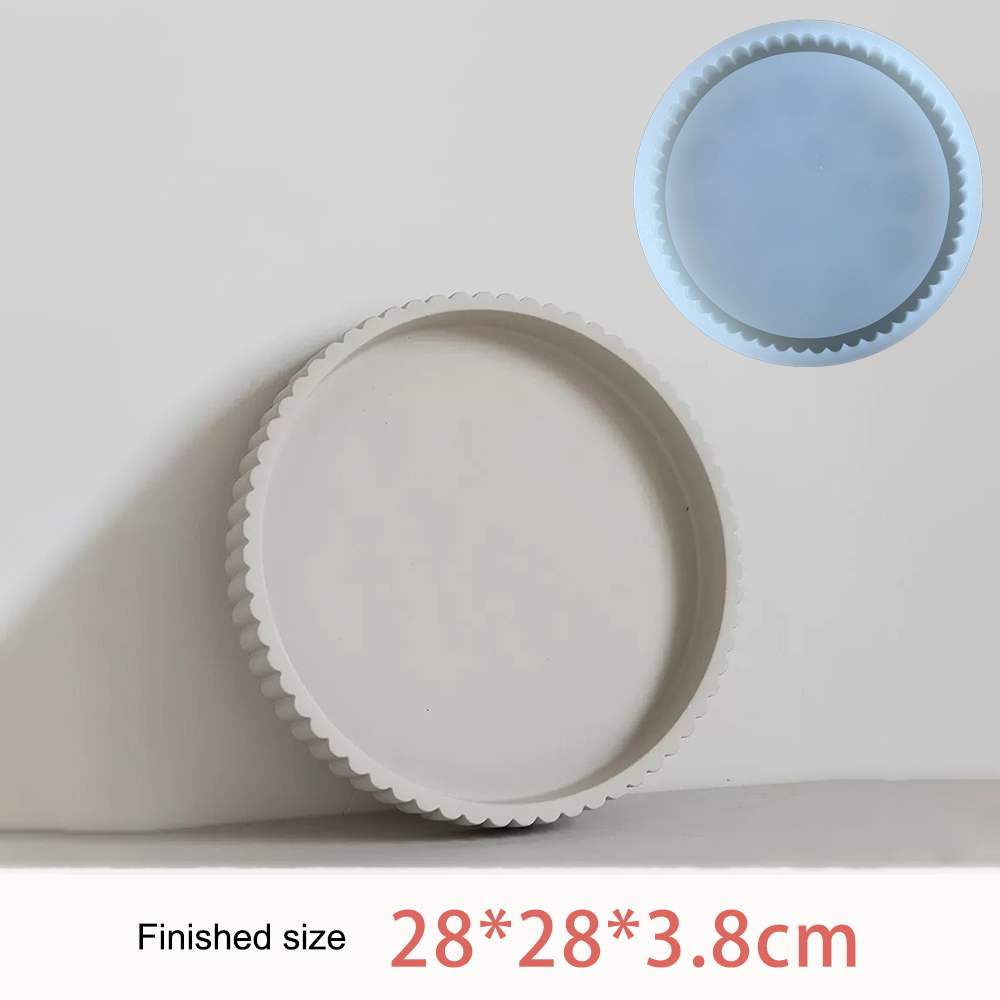 라운드 장식 콘크리트 트레이 실리콘 몰드 석고 DIY  - Coaster Mold Round 리뷰 및 가격