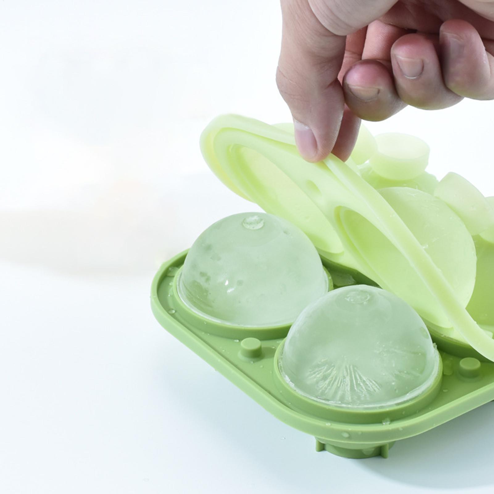 구형 얼음틀 실리콘 아이스 블록 트레이 볼 모양 쌓을  - Silicone Mold Tray 리뷰 및 가격