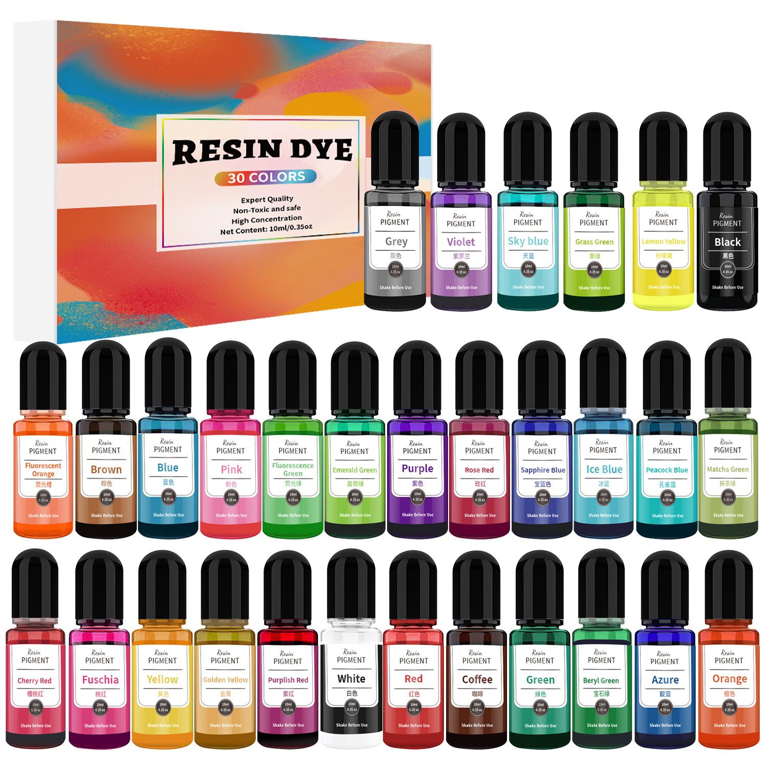 에폭시 송진 안료 아트 잉크 알코올 액체 착색 염료 잉 - Resin Dye Alcohol 리뷰 및 가격
