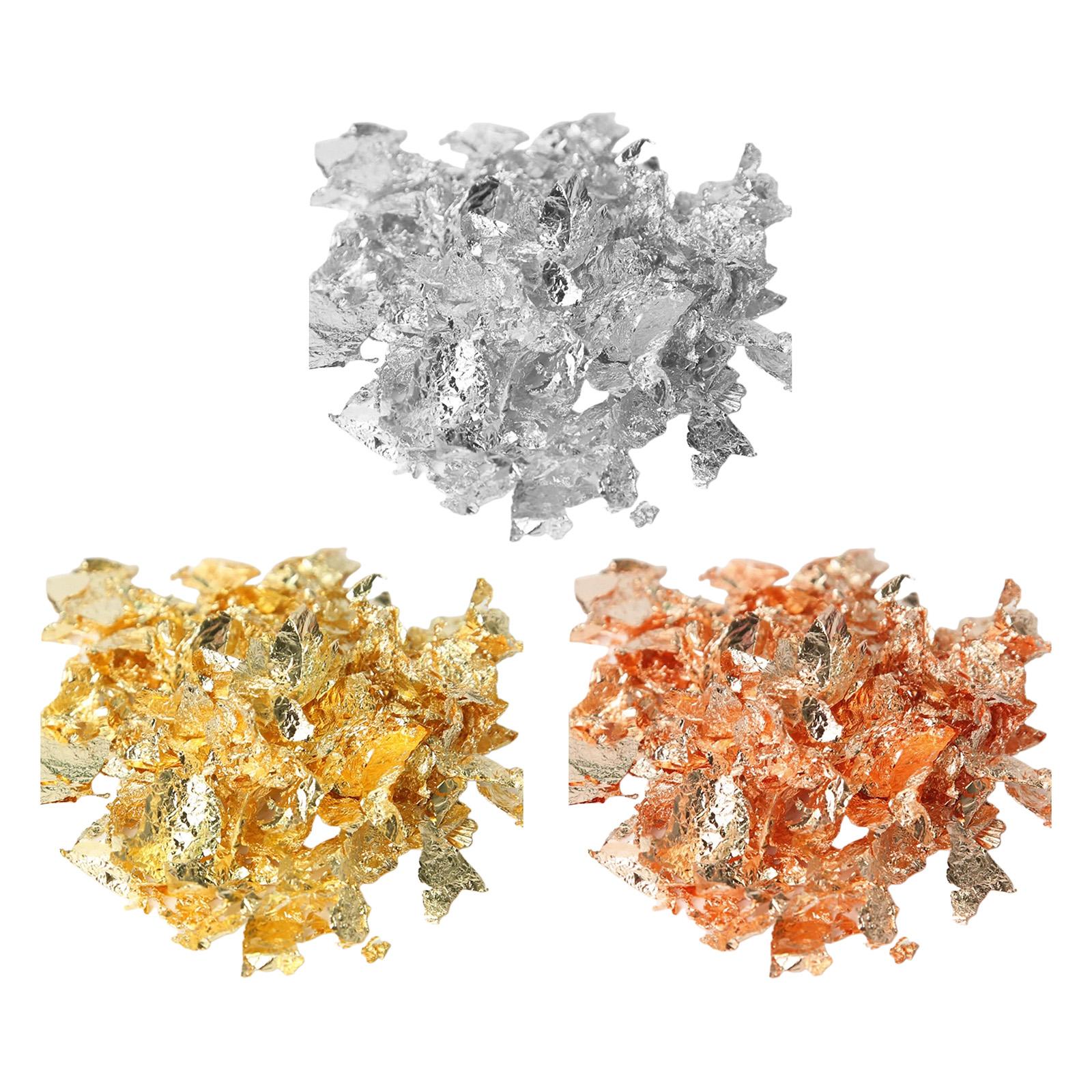 금속 플레이크, 20g 골드 플레이크 수지 재료 예술, - Gold Foil Flakes 리뷰 및 가격