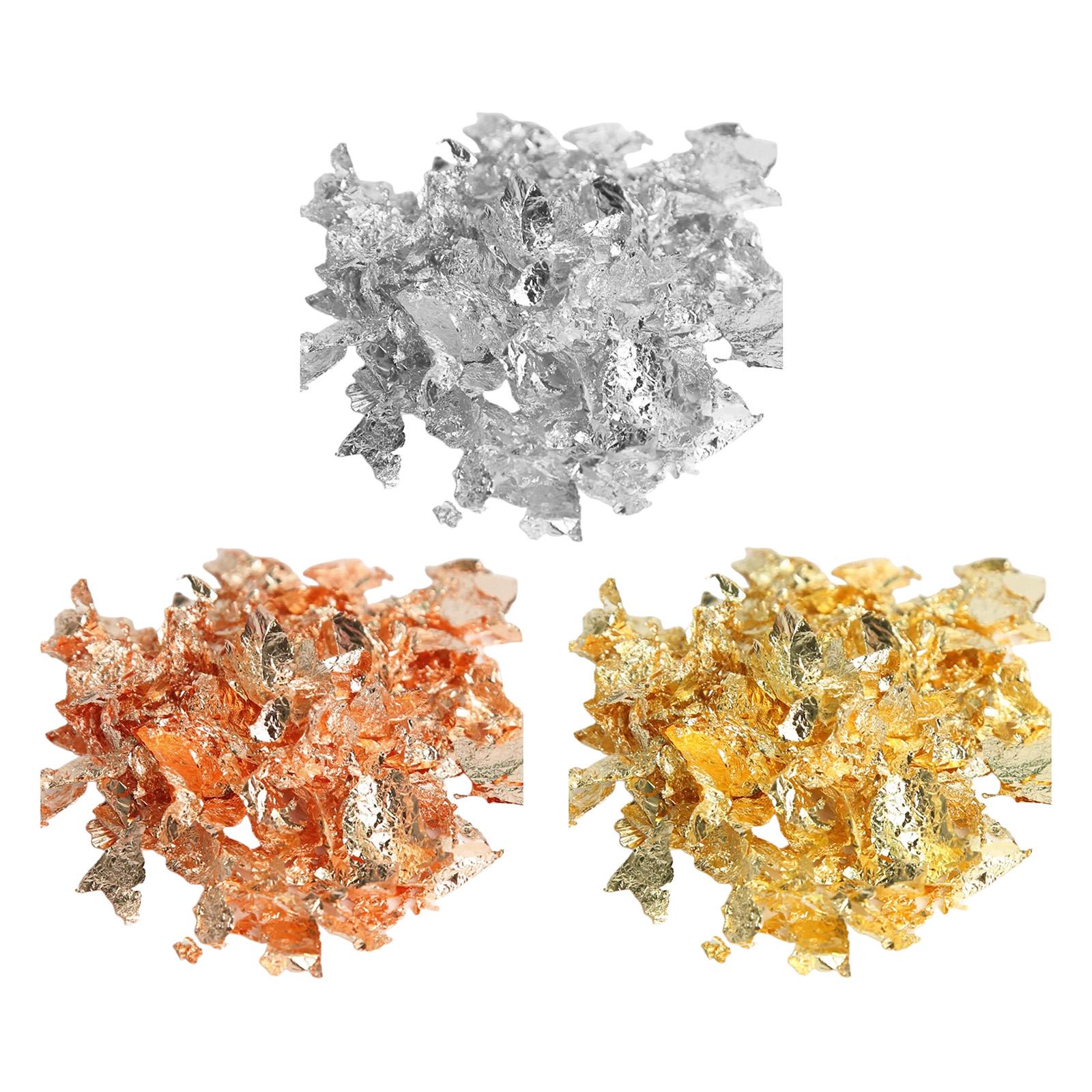 금속 플레이크, 20g 골드 플레이크 수지 재료 예술, - Gold Foil Flakes 리뷰 및 가격