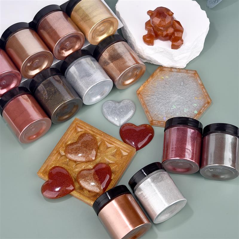 50g 쉬머 메탈릭 골드 실버 컬러 안료 진주 빛 착색 - Resin Craft Material 리뷰 및 가격