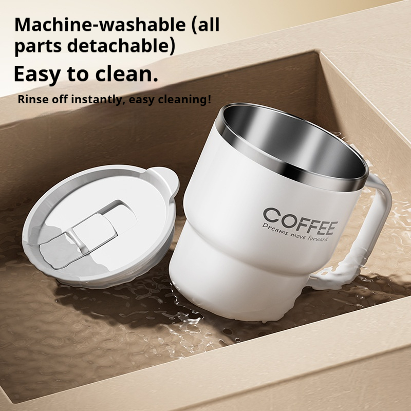 손잡이가있는 400ML 스테인레스 스틸 커피 머그잔 휴 - Vacuum Chamber Small 리뷰 및 가격