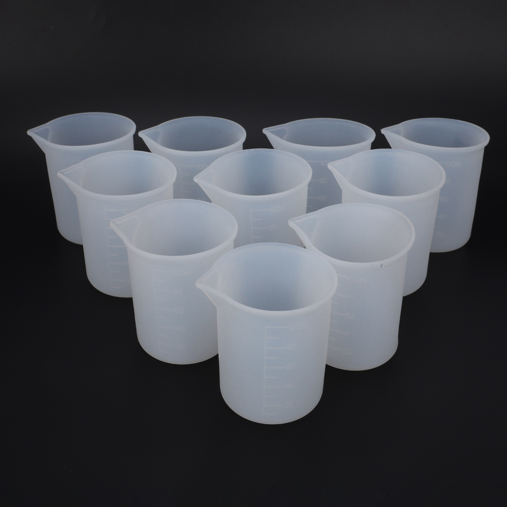 HLZS-30Pcs 실리콘 측정 컵 100 Ml 실리콘 - Mixing Cup Silicone 리뷰 및 가격