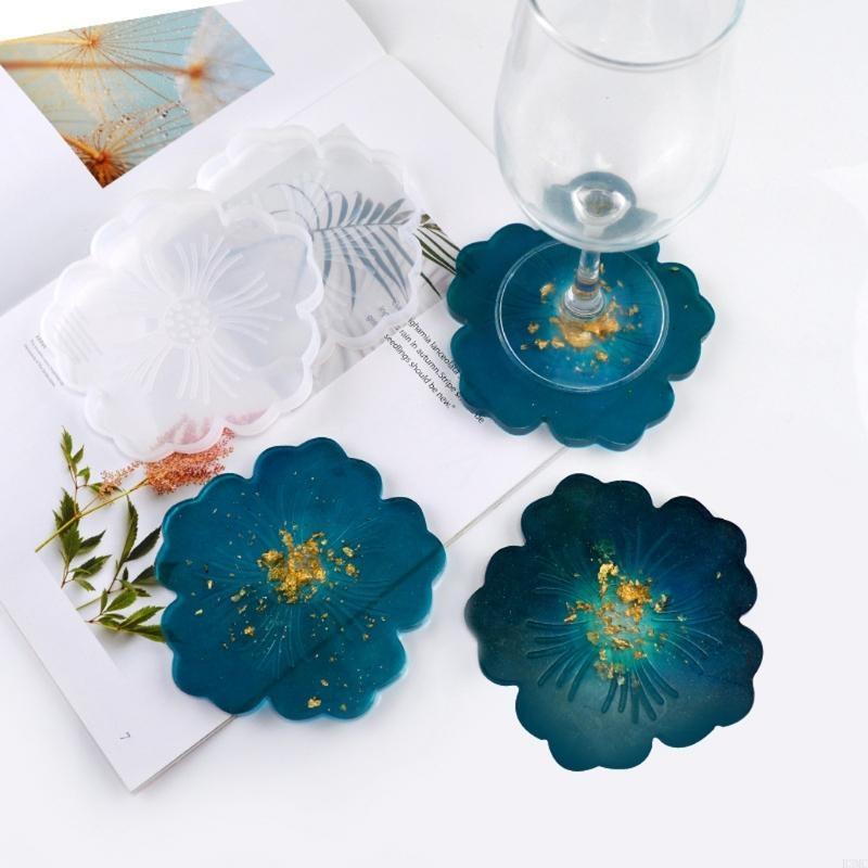 R3MC 2PCS DIY 꽃 모양 실리콘 지오드 코스터 - Geode Mold Silicone 리뷰 및 가격