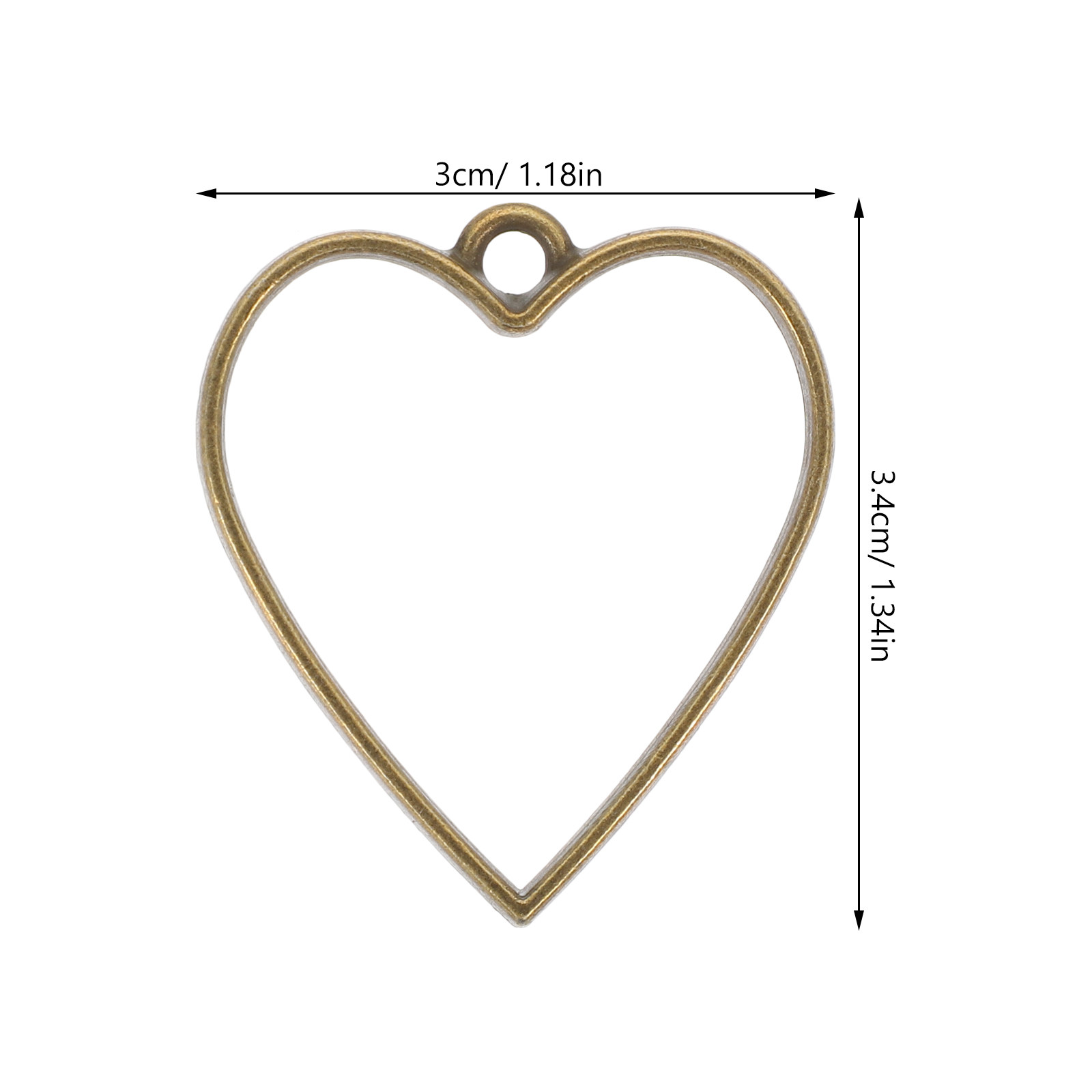 50개 DIY 레진 주얼리 베젤 오픈 베젤 펜던트 합금 - Bezels Set Pendant 리뷰 및 가격