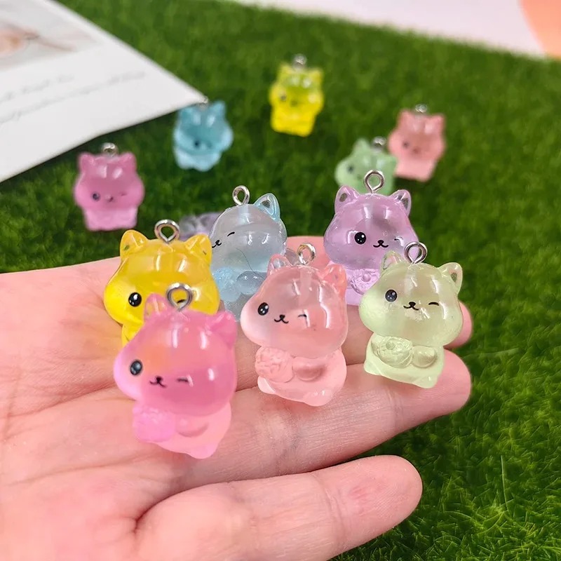 10Pcs 어둠 속에서 빛나는 Kawaii 다람쥐 수지 - Resin Craft Supplies 리뷰 및 가격