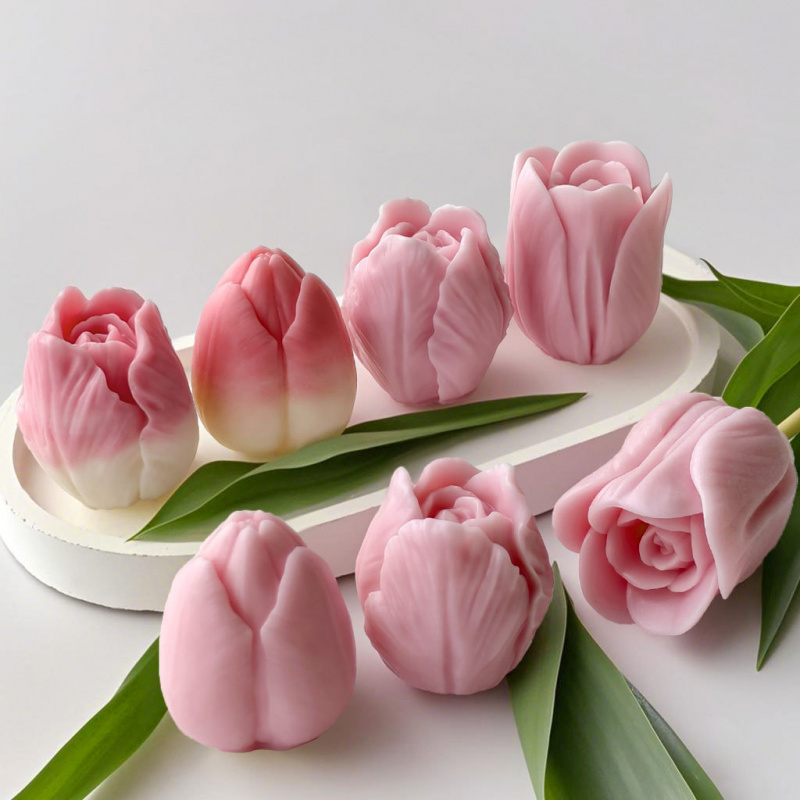 2026 새로운 3D 튤립 실리콘 캔들 몰드 DIY 수 - Resin Craft Ideas 리뷰 및 가격
