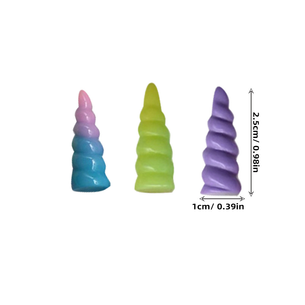 10Pcs 유니콘 호른 수지 나선형 내구성 미니 호른  - Crafting Resin 리뷰 및 가격